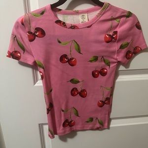 Urban outfitters cherry top